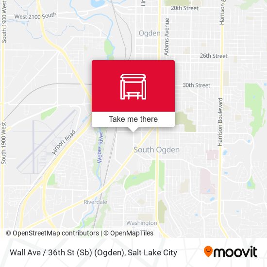 Wall Ave / 36th St (Sb) (Ogden) map