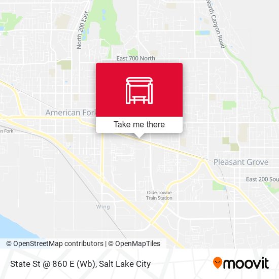 State St @ 860 E (Wb) map