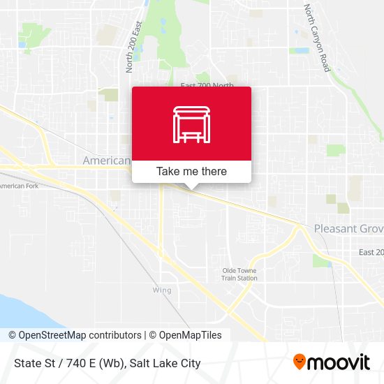 State St / 740 E (Wb) map