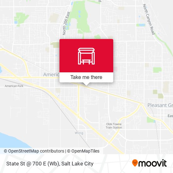 Mapa de State St @ 700 E (Wb)