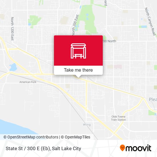 Mapa de State St / 300 E (Eb)