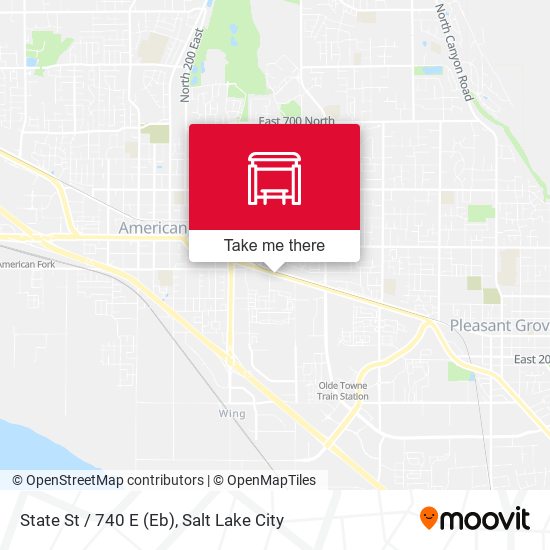 Mapa de State St / 740 E (Eb)