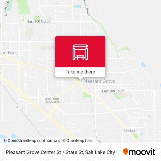 Pleasant Grove Center St / State St map
