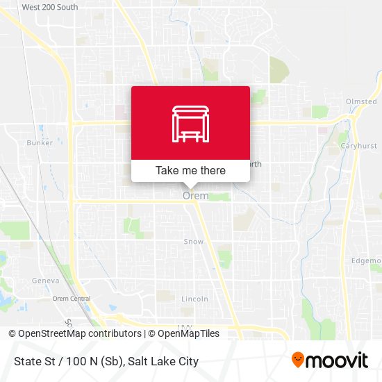 Mapa de State St / 100 N (Sb)