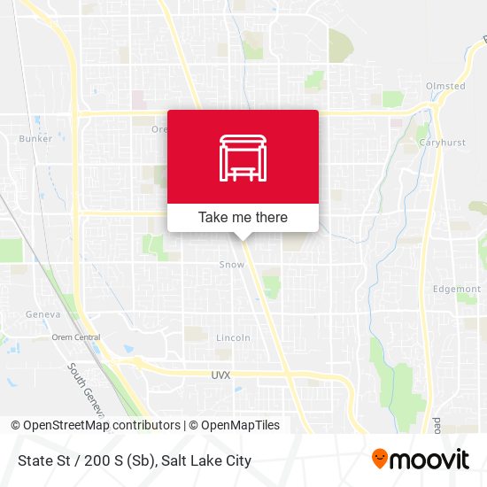 State St / 200 S (Sb) map