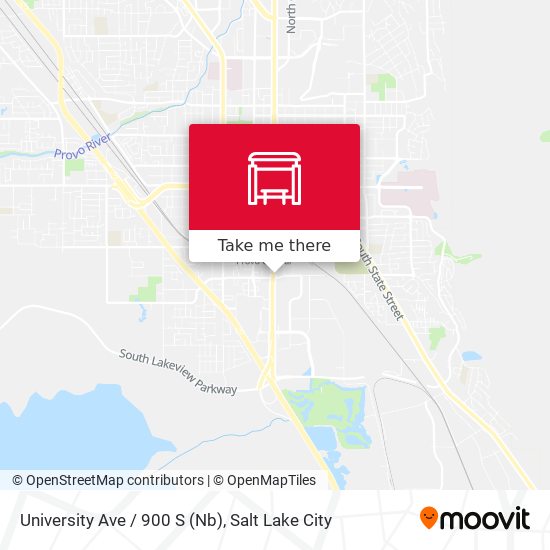 University Ave / 900 S (Nb) map