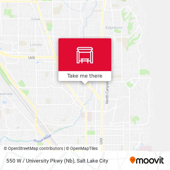 550 W / University Pkwy (Nb) map