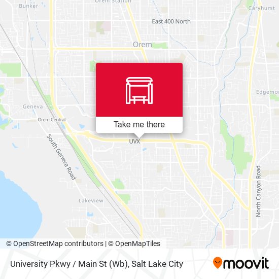 University Pkwy / Main St (Wb) map