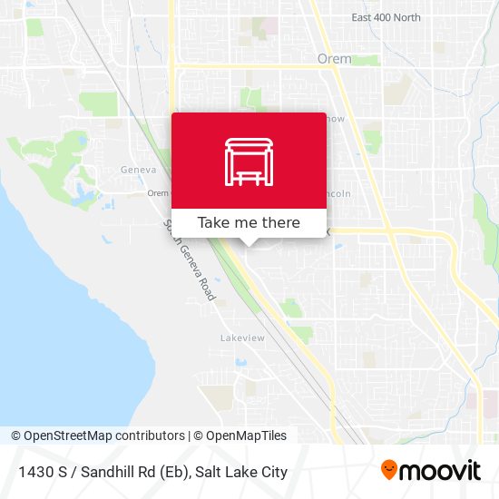 1430 S / Sandhill Rd (Eb) map