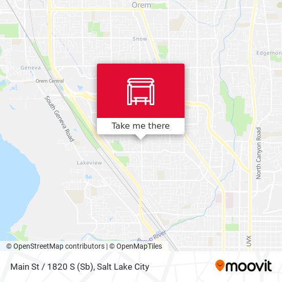 Mapa de Main St / 1820 S (Sb)