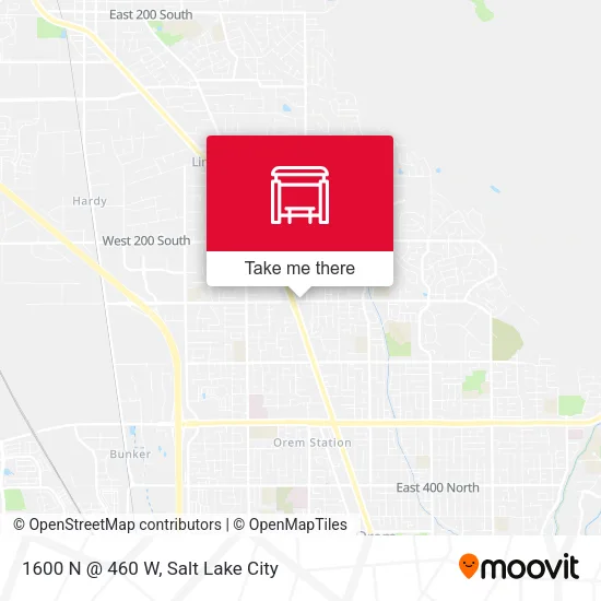 Mapa de 1600 N @ 460 W