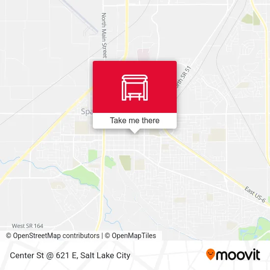 Center St @ 621 E map