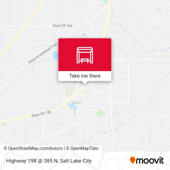 Highway 198 @ 385 N map