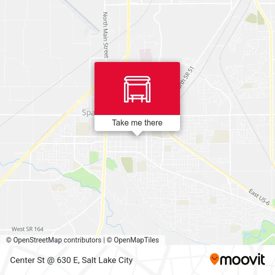 Center St @ 630 E map
