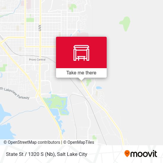 State St / 1320 S (Nb) map
