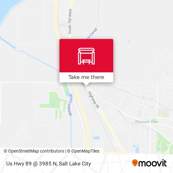 Us Hwy 89 @ 3985 N map