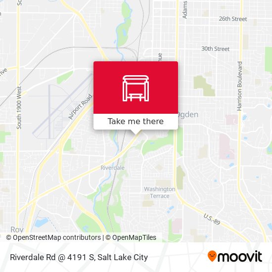 Mapa de Riverdale Rd @ 4191 S