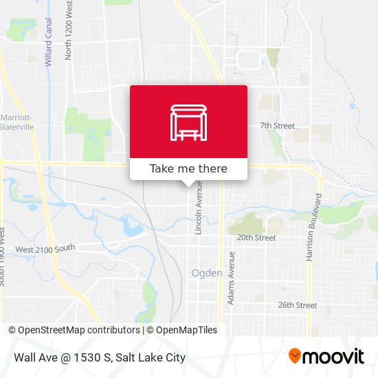 Mapa de Wall Ave @ 1530 S
