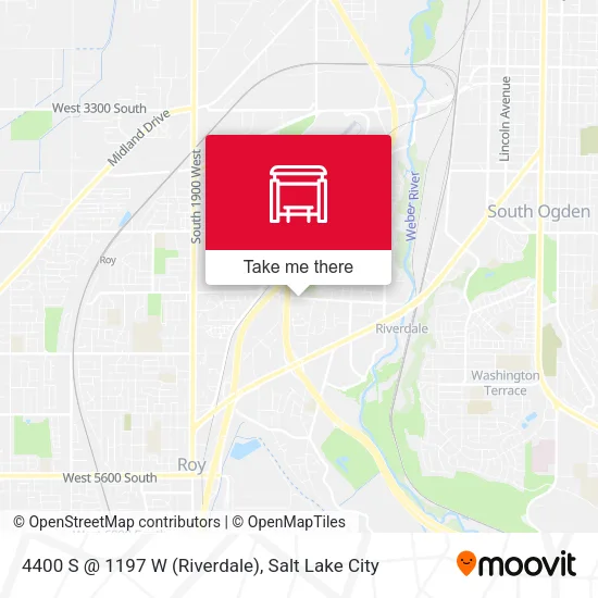 Mapa de 4400 S @ 1197 W    (Riverdale)