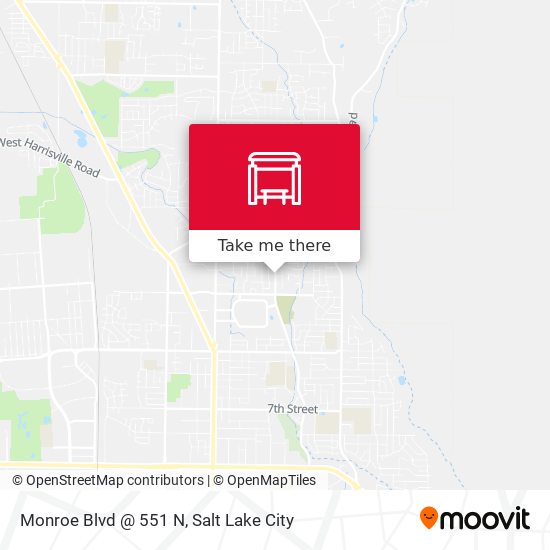 Mapa de Monroe Blvd @ 551 N