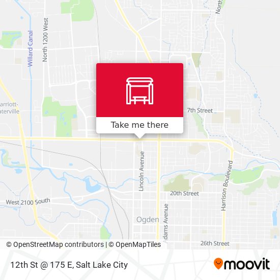 12th St @ 175 E map