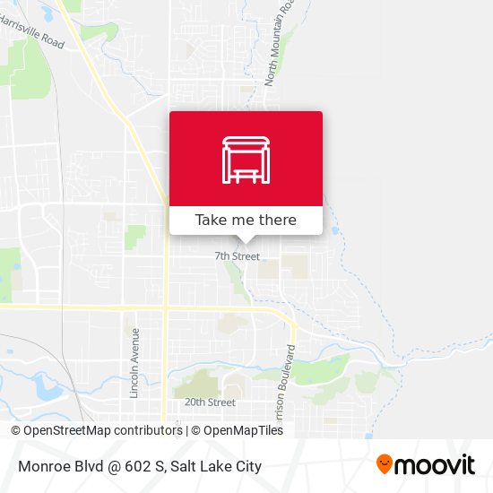 Monroe Blvd @ 602 S map