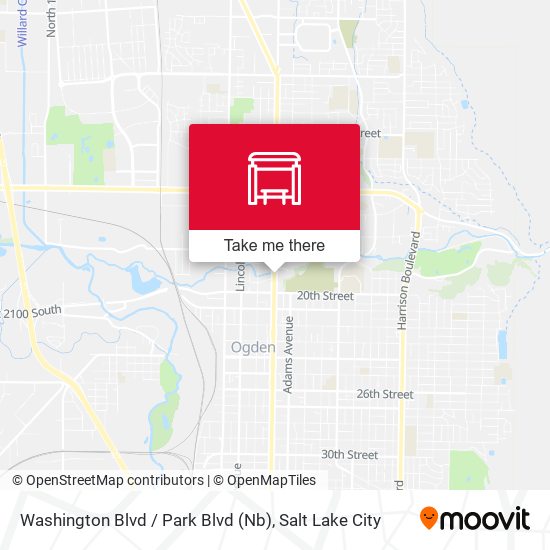 Mapa de Washington Blvd / Park Blvd (Nb)