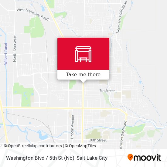 Mapa de Washington Blvd / 5th St (Nb)