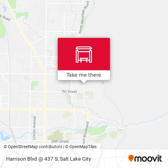 Harrison Blvd @ 437 S map