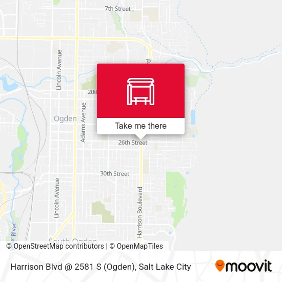 Mapa de Harrison Blvd @ 2581 S    (Ogden)