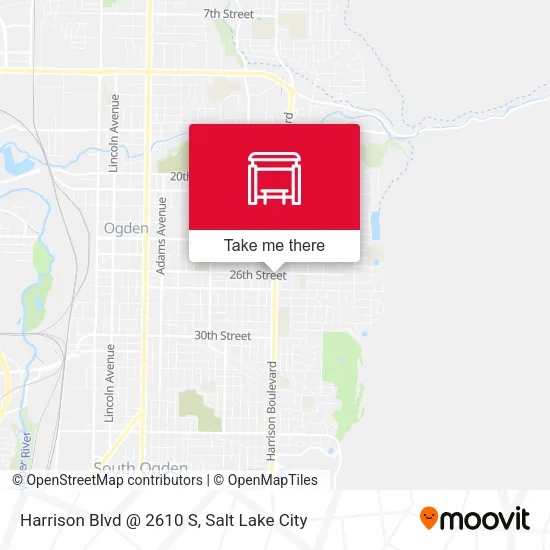 Mapa de Harrison Blvd @ 2610 S