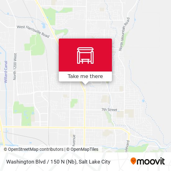 Washington Blvd / 150 N (Nb) map