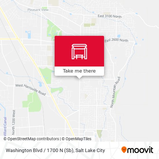 Mapa de Washington Blvd / 1700 N (Sb)