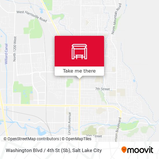 Washington Blvd / 4th St (Sb) map