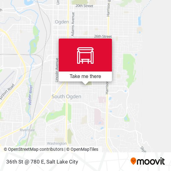 36th St @ 780 E map