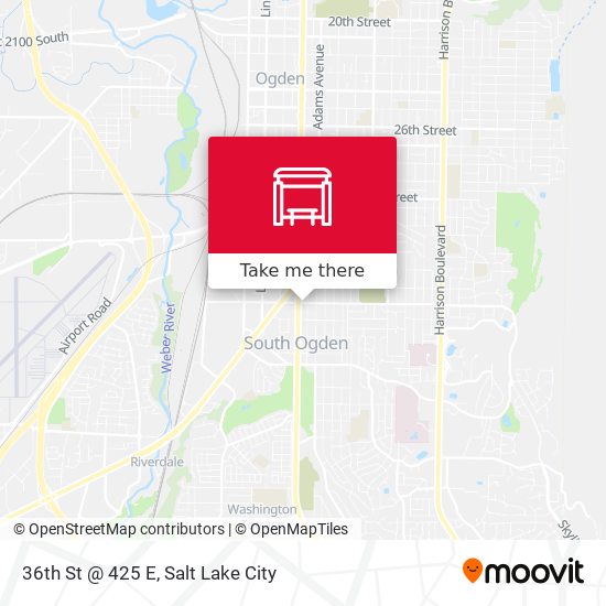 Mapa de 36th St @ 425 E