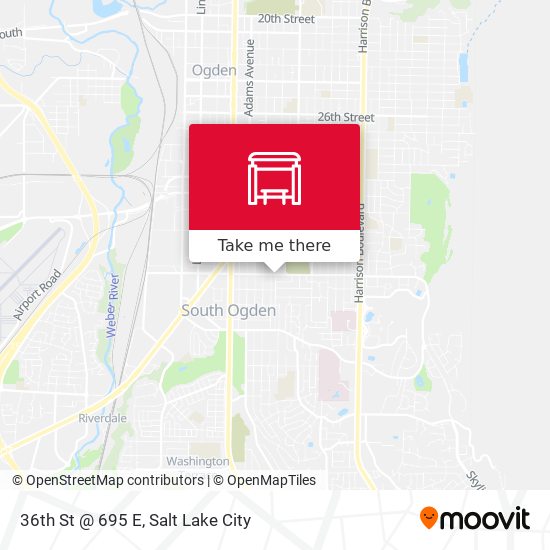 36th St @ 695 E map