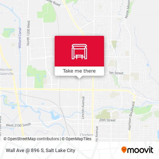 Wall Ave @ 896 S map