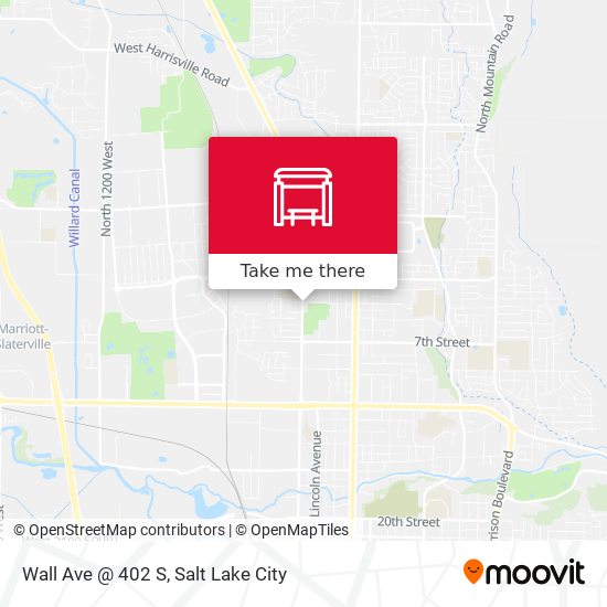 Wall Ave @ 402 S map