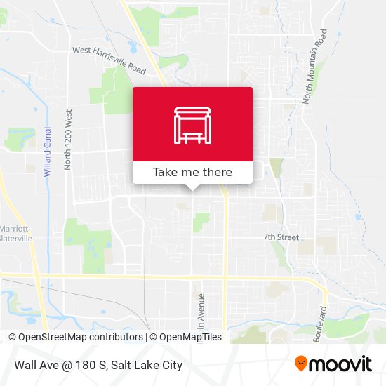 Wall Ave @ 180 S map