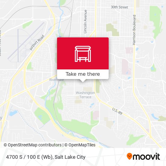 4700 S / 100 E (Wb) map