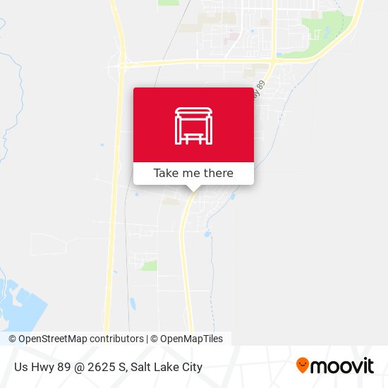 Us Hwy 89 @ 2625 S map