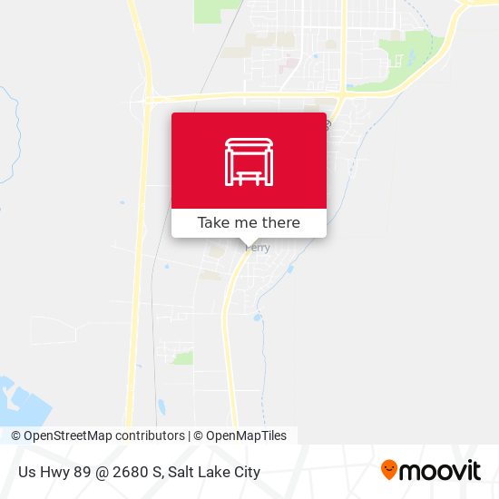 Us Hwy 89 @ 2680 S map