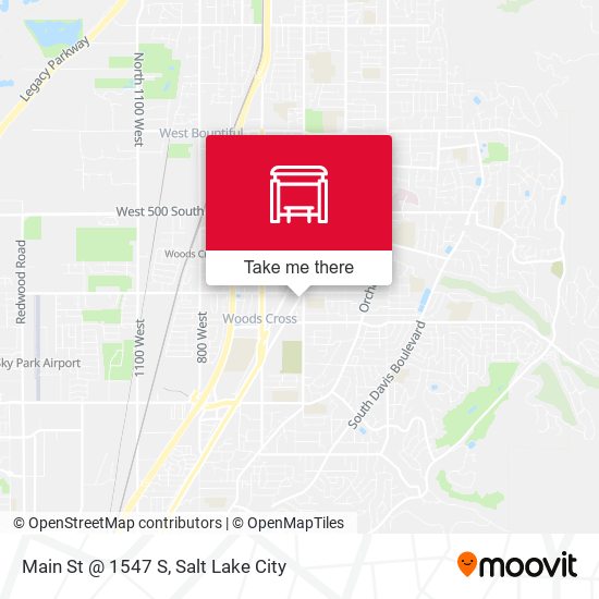 Main St @ 1547 S map