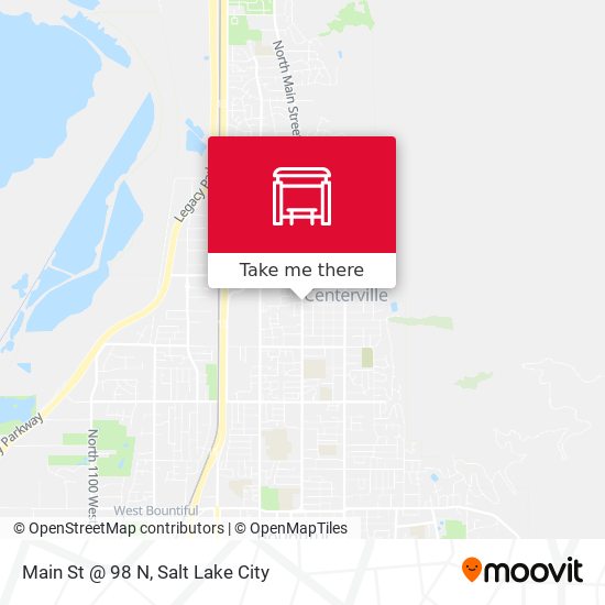 Main St @ 98 N map