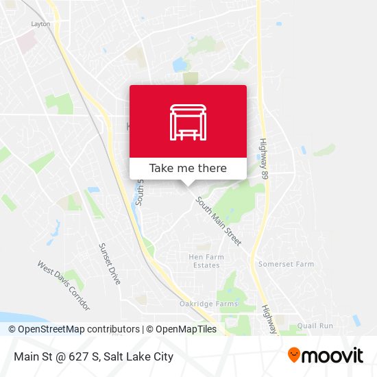 Mapa de Main St @ 627 S