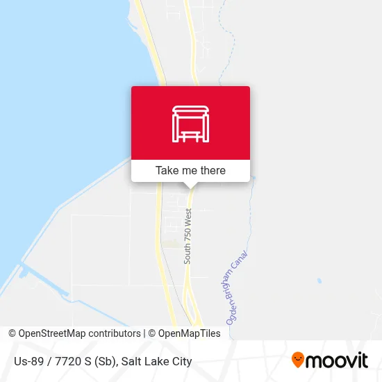 Us-89 / 7720 S (Sb) map