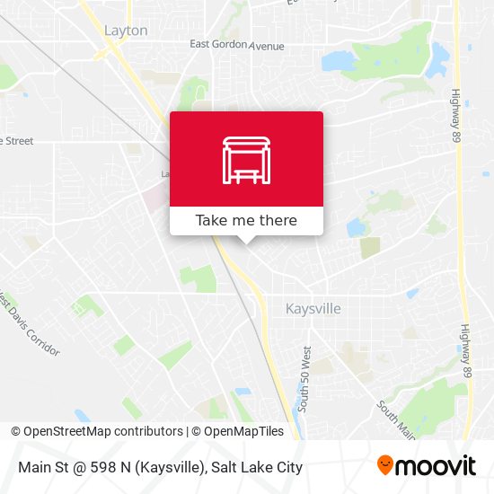 Main St @ 598 N   (Kaysville) map