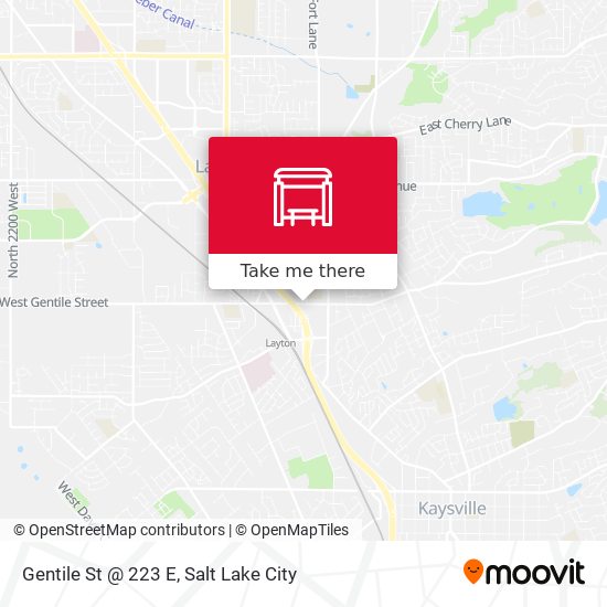 Gentile St @ 223 E map