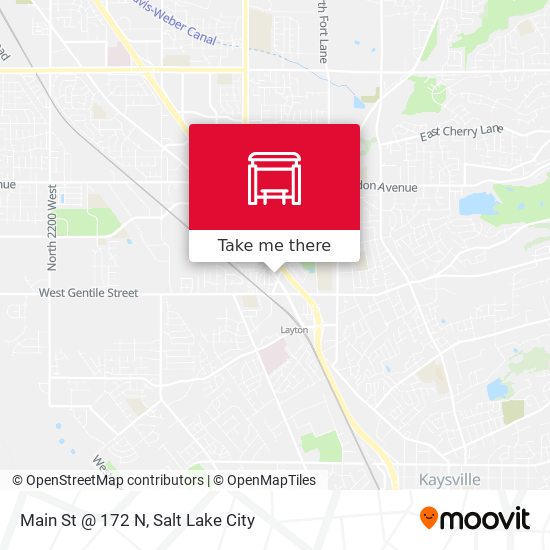 Main St @ 172 N map